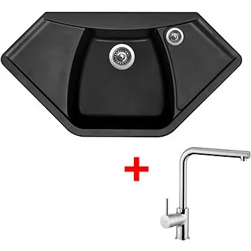 SINKS NAIKY 980 Pureblack+ELKA (NA98026ELCL)