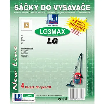 Sáčky do vysavače LG3 MAX - textilní (3267/CLA)