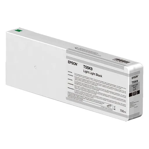 Epson C13T55K900 světlá černá (ligh light black) originální cartridge