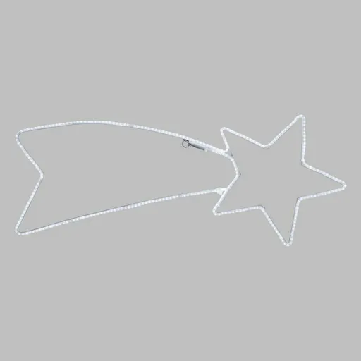 Xmas King XmasKing LED motiv kometa 100x40cm, 230V venkovní, Flash studená bílá (LED kometa - vánoční motiv)