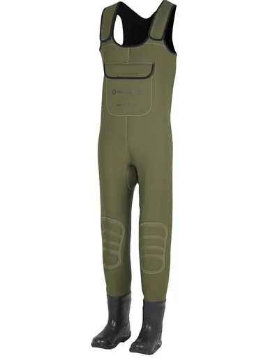 Kinetic neoprenové prsačky neoclassic bootfoot cleated green - eu 46-47 (uk 11-11,5)