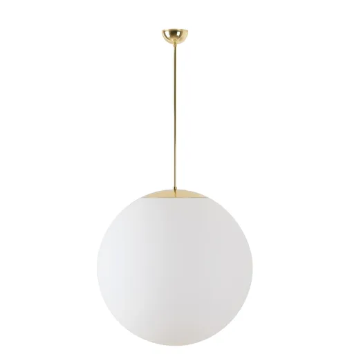 OSMONT ADR60210 ADRIA P5 závěsné skleněné svítidlo mosaz leštěná / bílá IP40 3000 K 48W LED DALI