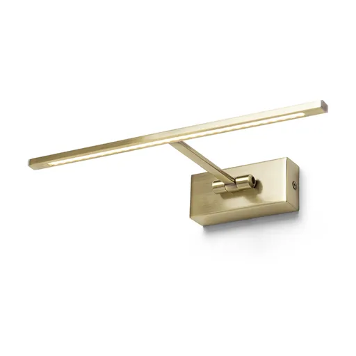 RED - DESIGN RENDL RENDL FRESCO LED nástěnná lampa, nad obraz staromosazná R14526