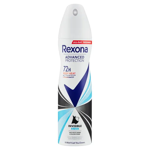 Rexona Antiperspirant ve spreji Advanced Protection Invisible Aqua 150 ml