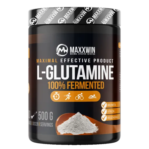 MAXXWIN L-Glutamine 100% fermented 500g - malina