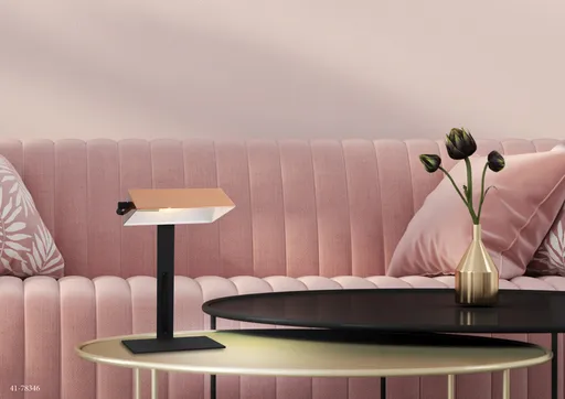 Měděná stolní lampa Bankier