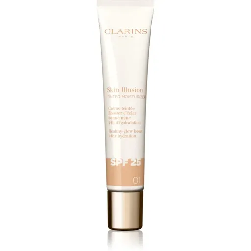 Clarins Skin Illusion Tinted Moisturizer tónovací krém SPF 25 odstín 01 40 ml