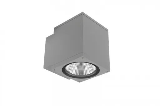 Deko-Light nástěnné přisazené svítidlo - ShoreLine Pro hranaté, 12 W, DIM, 3000/4000 K, světlešedá 731202