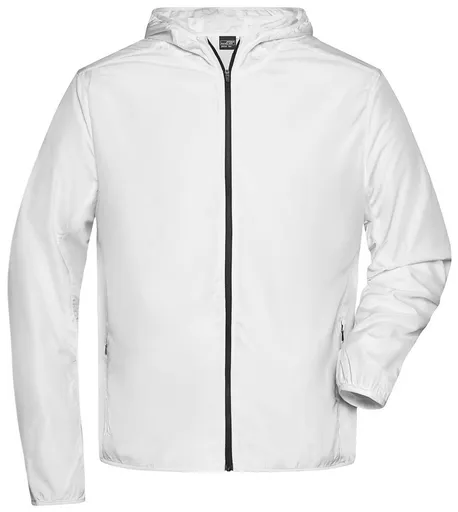 James & Nicholson (Daiber) Lehká pánská sportovní bunda JN534 - Bílá | XL