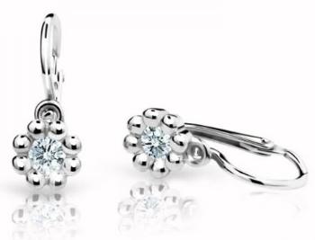 Cutie Jewellery Dětské náušnice z bílého zlata C2030-10-X-2 bílá