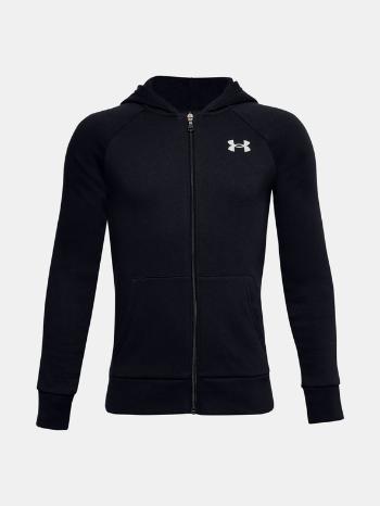 Under Armour UA Rival Cotton FZ Hoodie Mikina dětská Černá