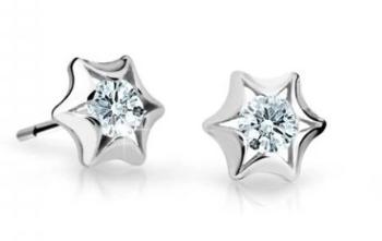 Cutie Jewellery Dětské náušnice z bílého zlata C2159-30-X-2 bílá