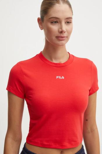 Fila top Latina női, piros, FAW0744