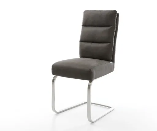 Jídelní židle Pela-Flex antracitová vintage konzolová podnož