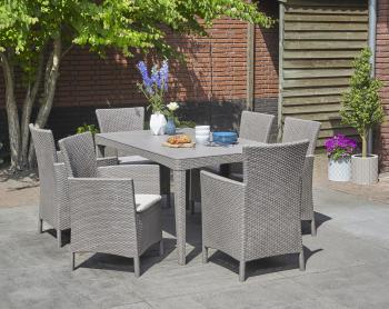 Elvisia Záhradný set JILLIAN 6 + 1 | cappuccino