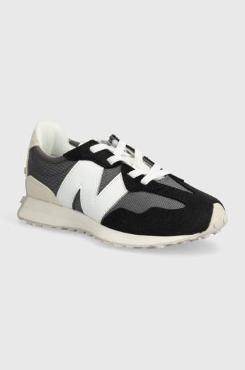 Dětské sneakers boty New Balance PH327FG černá barva