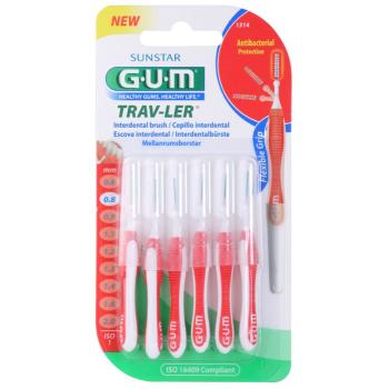 G.U.M Trav-Ler Interdental mezizubní kartáčky 0,8 mm 6 ks