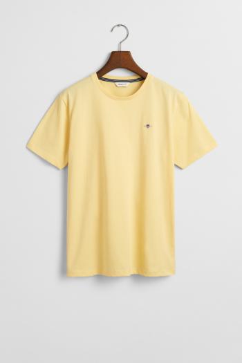 TRIČKO GANT SHIELD SS T-SHIRT DUSTY LIGHT YELLOW