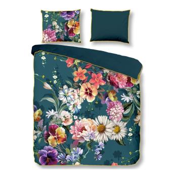 Petróleum színű kétszemélyes-hosszabbított pamut-szatén ágyneműhuzat 240x220 cm Novara – Descanso