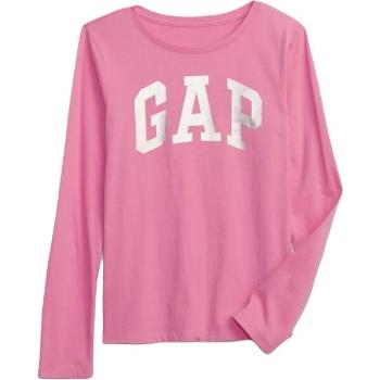 GAP VAL LOGO 2PK Dívčí tričko, růžová, velikost