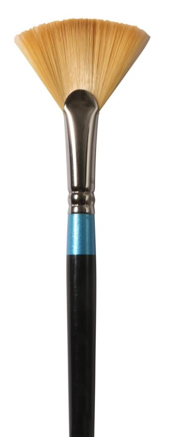 D&R AQUAFINE - Vejárový akvarelový štetec vejárový č. 6