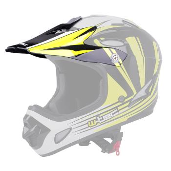 Náhradní kšilt pro přilbu W-TEC FS-605  Yellow Graphic