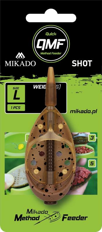 Mikado krmítko method feeder shot q.m.f. system l 1ks - 40 g