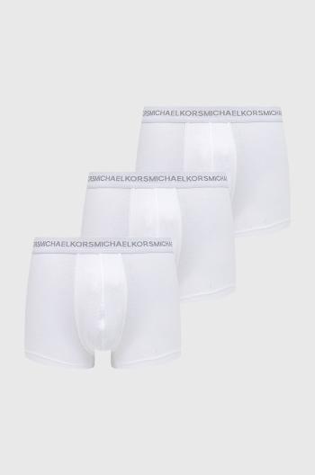 Boxerky MICHAEL Kors (3-pack) pánské, bílá barva, 6BR1T10773