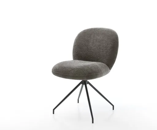 Jídelní židle Nube-Flex bouclé měkký tmavě béžová křížová