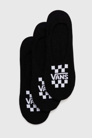 Ponožky Vans 3-pack pánské, černá barva