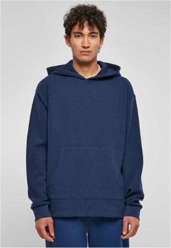 Urban Classics Oversized Waffle Hoody darkblue - XL