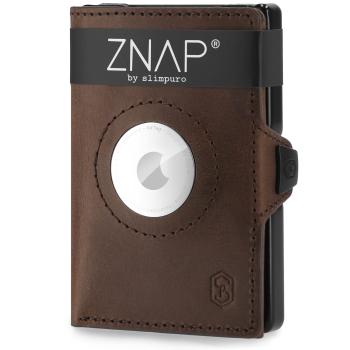 Slimpuro ZNAP Airtag Wallet, 12 kariet, priehradka na mince, 8,9 x 1,8 x 6,3 cm (Š x V x H), ochrana RFID