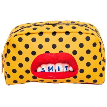 Kosmetická taštička TOILETPAPER SHIT Seletti 23 x 13 cm oranžová