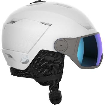 Salomon ICON LT VISOR Dámská lyžařská helma, bílá, velikost