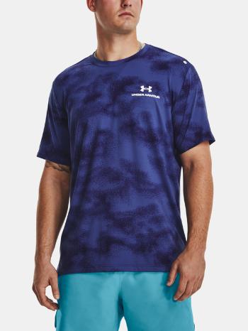 Under Armour UA Rush Energy Print SS Triko Modrá