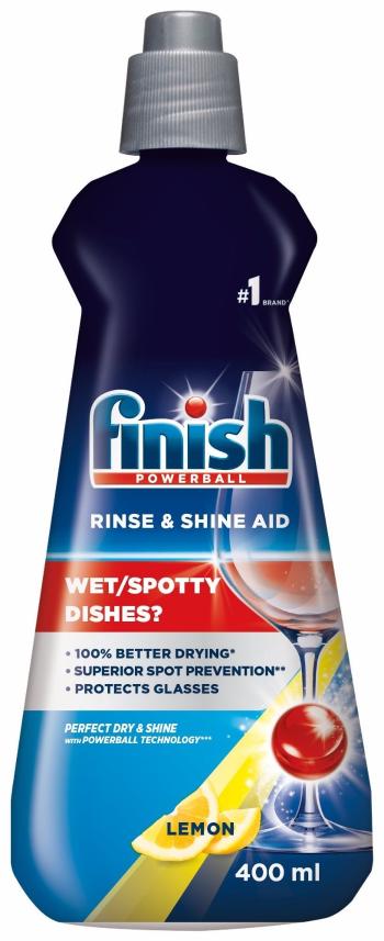 Mosogatógép öblitő FINISH Shine&Protect Lemon gépi öblítőszer, 400 ml