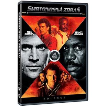 Smrtonosná zbraň 1-4 (4DVD) - DVD (W02751)