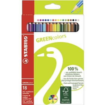 STABILO GREENcolors 18 ks puzdro (4006381366083)