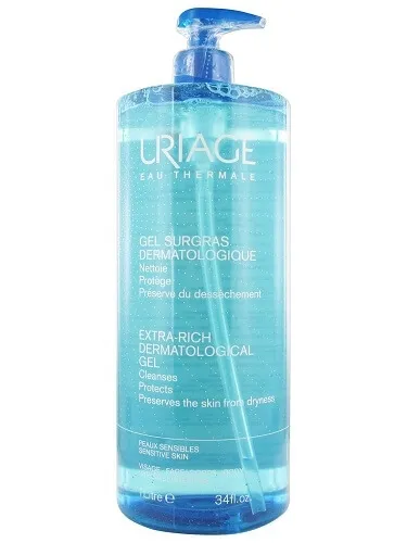 Uriage Čisticí gel na obličej a tělo (Extra-Rich Dermatological Gel) 1000 ml