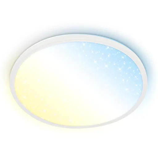 BRILONER Slim svítidlo LED panel pr.37,5 cm - 22W, 3000lm, dálkový ovladač, stmívatelné, bílé 7655016