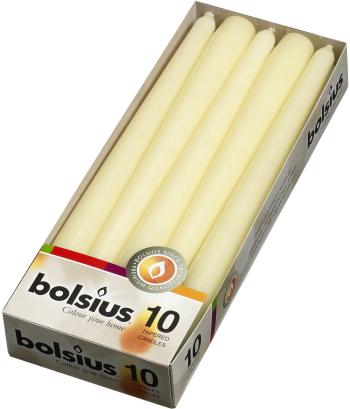 Gyertya BOLSIUS paraffin gyertya, krém 10 darab