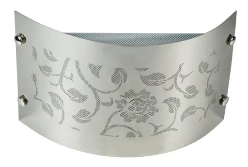 Chromovaná kovová nástěnná lampa 40W E14 Aluno