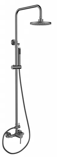 BESCO Nástěnný sprchový set DECCO/ILLUSION grafitová BABPDINGR