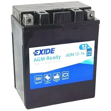 EXIDE BIKE Factory Sealed 12Ah, 12V, AGM12-14 (YTX14AHL-BS)  (AGM12-14)