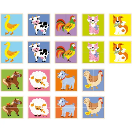 Studo Wood Puzzle farma od 3 let