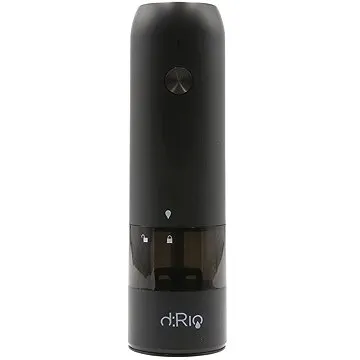 DRIO AKU ELEKTRICKÝ MLÝNEK NA SŮL A PEPŘ - ČERNÝ (4538-MS-193837)