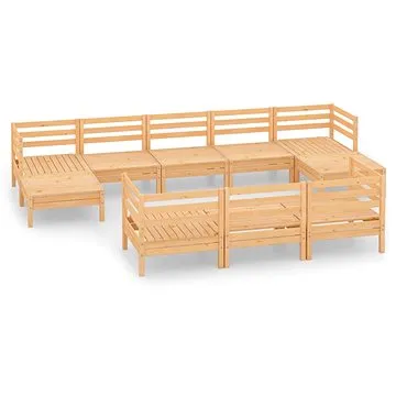 10dílná zahradní sedací souprava masivní borovice, 3083384 (3083384)