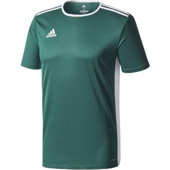 adidas ENTRADA 18 JERSEY Pánský fotbalový dres, tmavě zelená, velikost