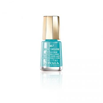 Mavala Dash & Splash Colors  lak na nehty - 987 Vibrant Turquuoise minicolor 5 ml