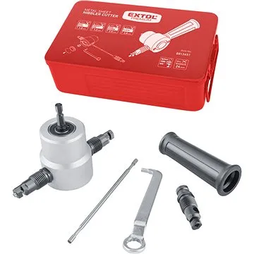 EXTOL PREMIUM nástavec na vrtačku k stříhání plechu, 8813651 (8813651)